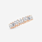 GWA083 - Additional Image 1 for  3 5/8 ctw Alternating Heart Lab Grown Diamond Eternity Band - 4.3mm Width