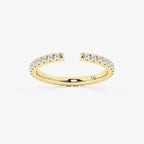 GWA085 - product video for 5/8 ctw Round Lab Grown Diamond French Pave Nesting Wedding Band