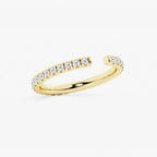 GWA085 - Additional Image 1 for  5/8 ctw Round Lab Grown Diamond French Pave Nesting Wedding Band
