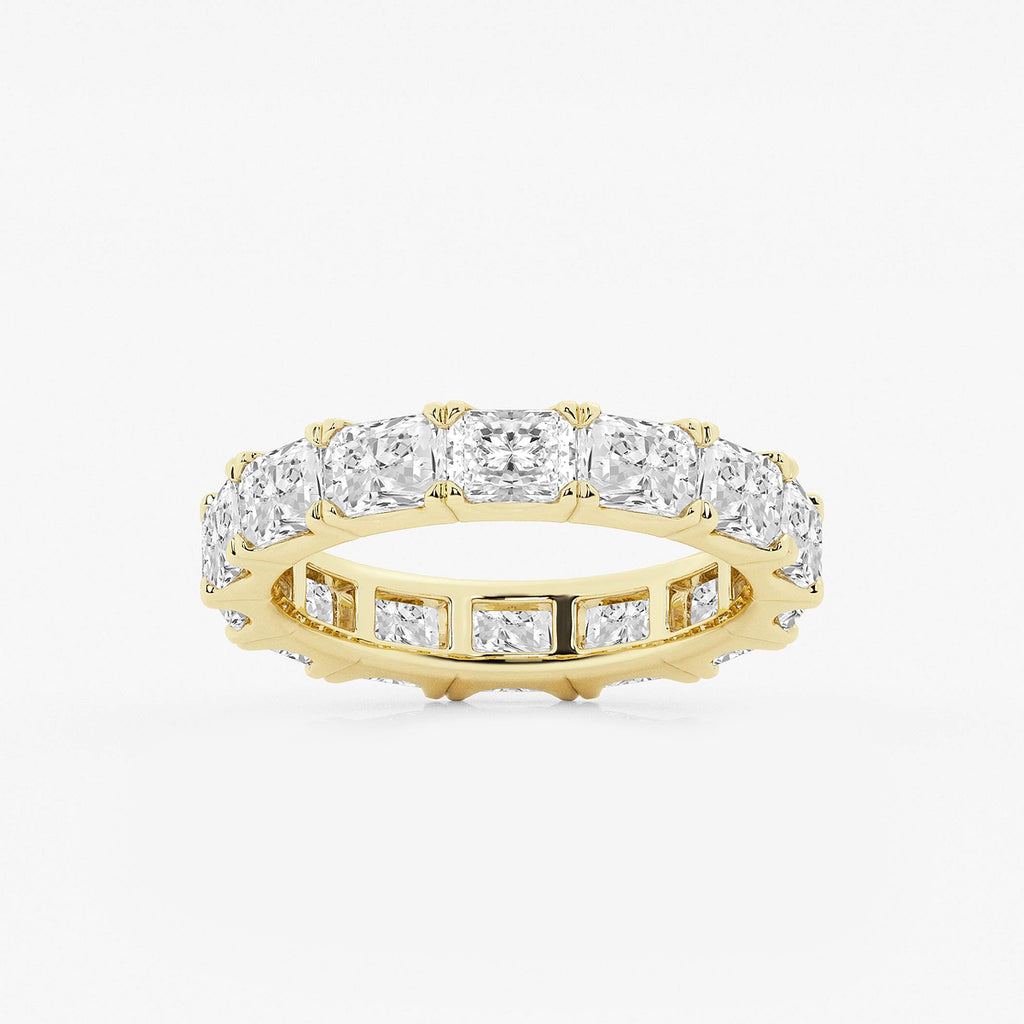 GWA089 - product video for 4 ctw Radiant Lab Grown Diamond East-West Eternity Band - 3.7mm Width