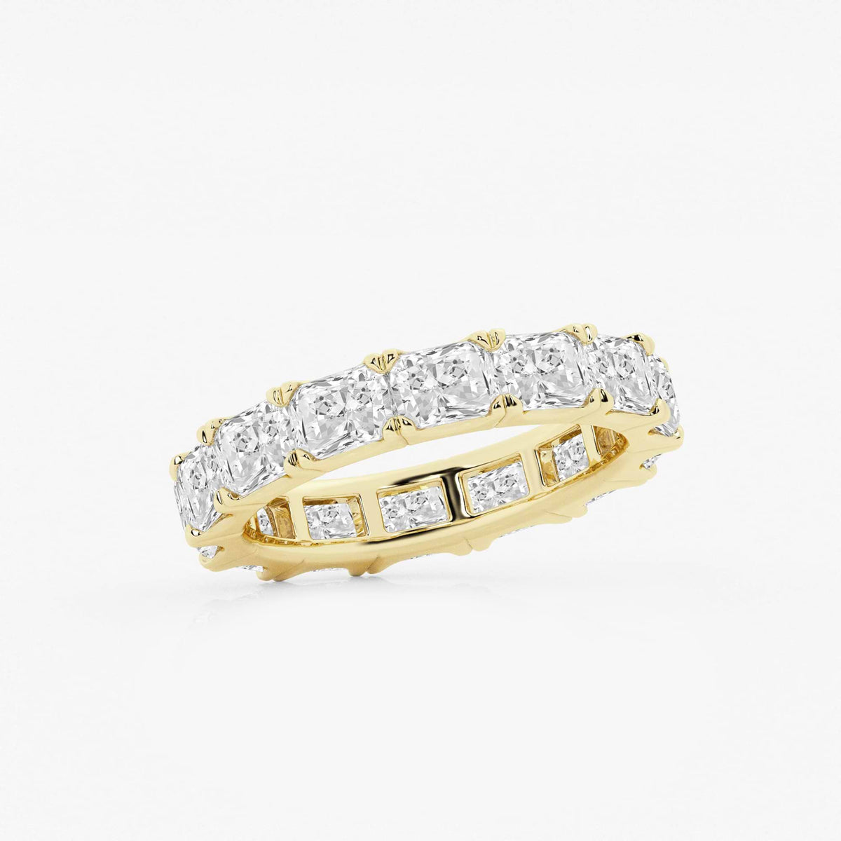 GWA089 - Additional Image 1 for  4 ctw Radiant Lab Grown Diamond East-West Eternity Band - 3.7mm Width
