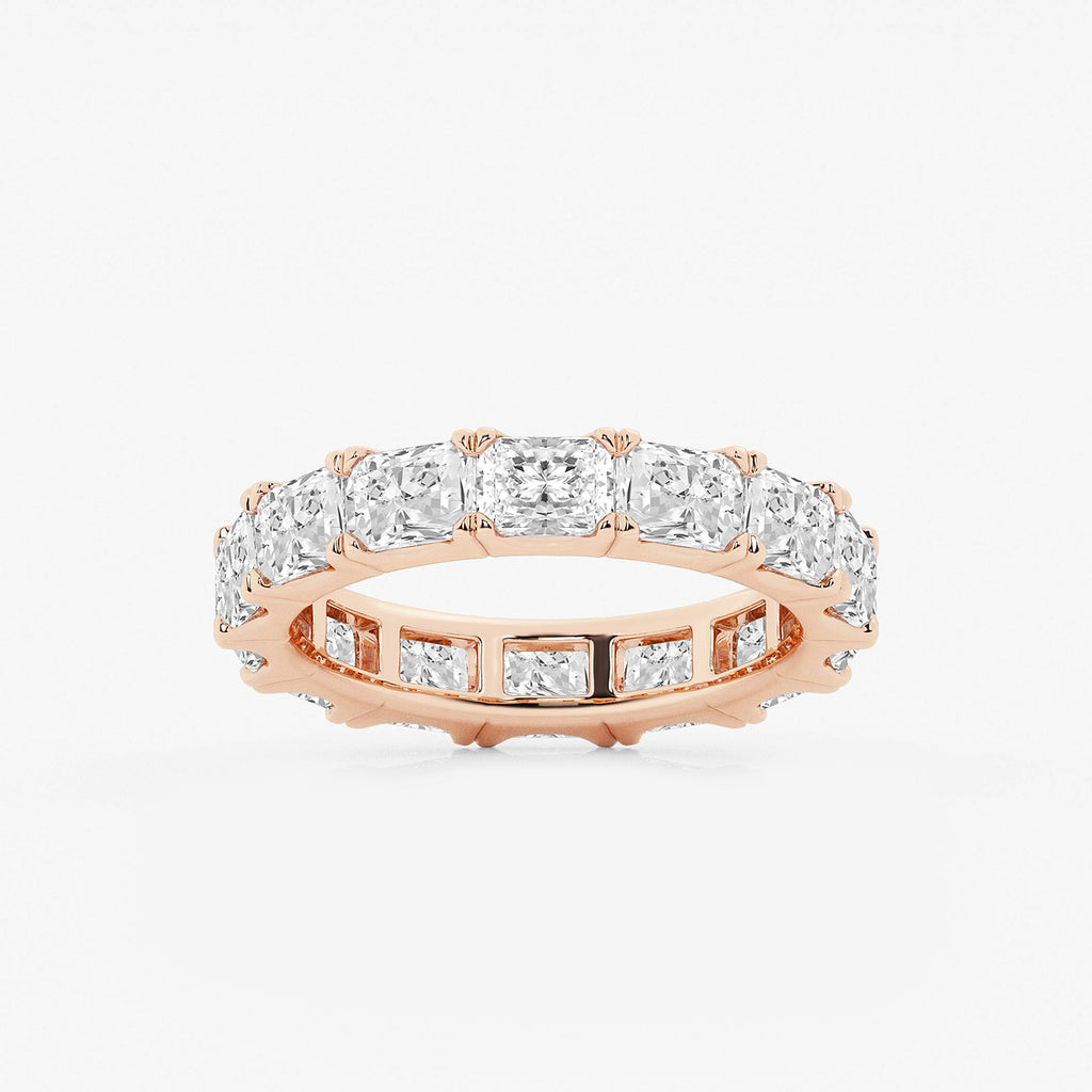 GWA089 - product video for 4 ctw Radiant Lab Grown Diamond East-West Eternity Band - 3.7mm Width