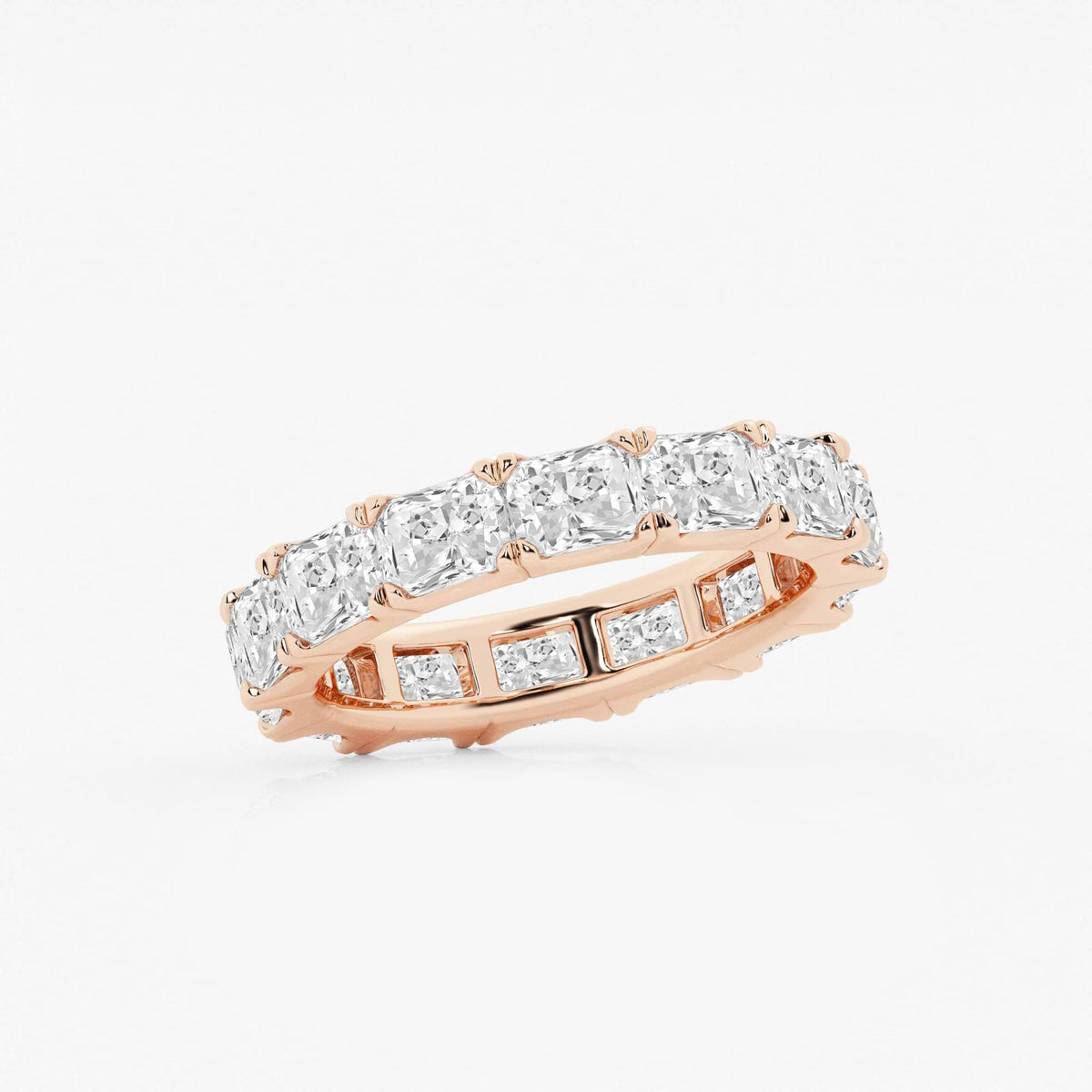 GWA089 - Additional Image 1 for  4 ctw Radiant Lab Grown Diamond East-West Eternity Band - 3.7mm Width