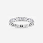 GWA091 - 2 ctw Princess Lab Grown Diamond Eternity Band - 2.7mm Width
