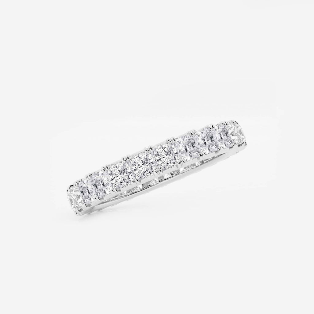 GWA091 - Additional Image 1 for  2 ctw Princess Lab Grown Diamond Eternity Band - 2.7mm Width