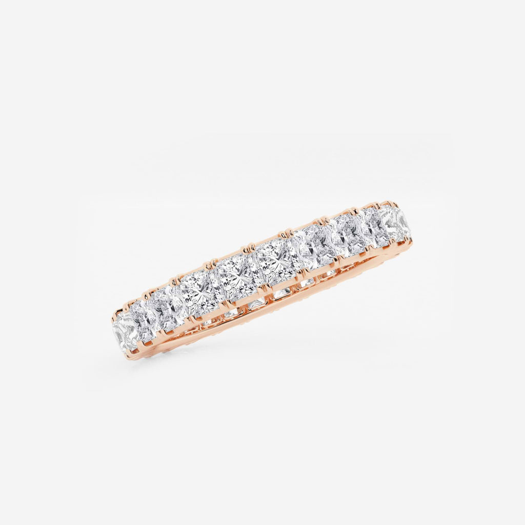 GWA091 - Additional Image 1 for  2 ctw Princess Lab Grown Diamond Eternity Band - 2.7mm Width