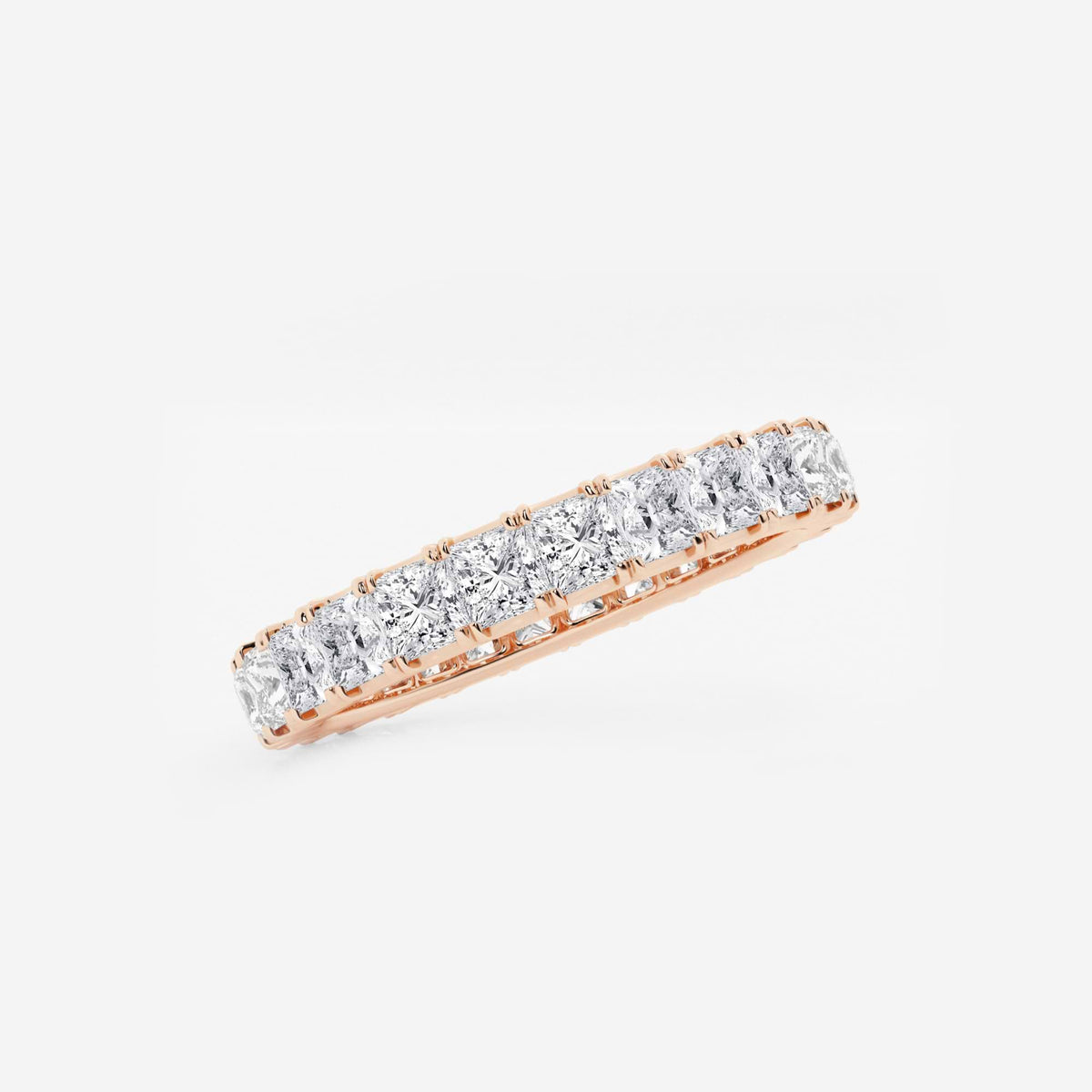 GWA091 - Additional Image 1 for  2 ctw Princess Lab Grown Diamond Eternity Band - 2.7mm Width