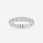 GWA091 - product video for 3 ctw Princess Lab Grown Diamond Eternity Band - 3.1mm Width