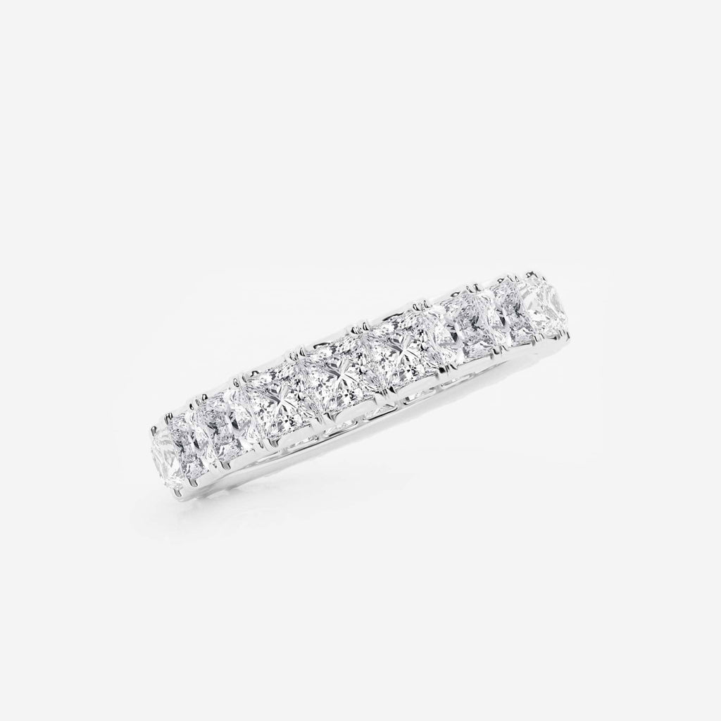 GWA091 - Additional Image 1 for  3 ctw Princess Lab Grown Diamond Eternity Band - 3.1mm Width