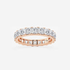 GWA091 - product video for 3 ctw Princess Lab Grown Diamond Eternity Band - 3.1mm Width