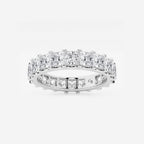 GWA091 - product video for 4 ctw Princess Lab Grown Diamond Eternity Band - 3.8mm Width