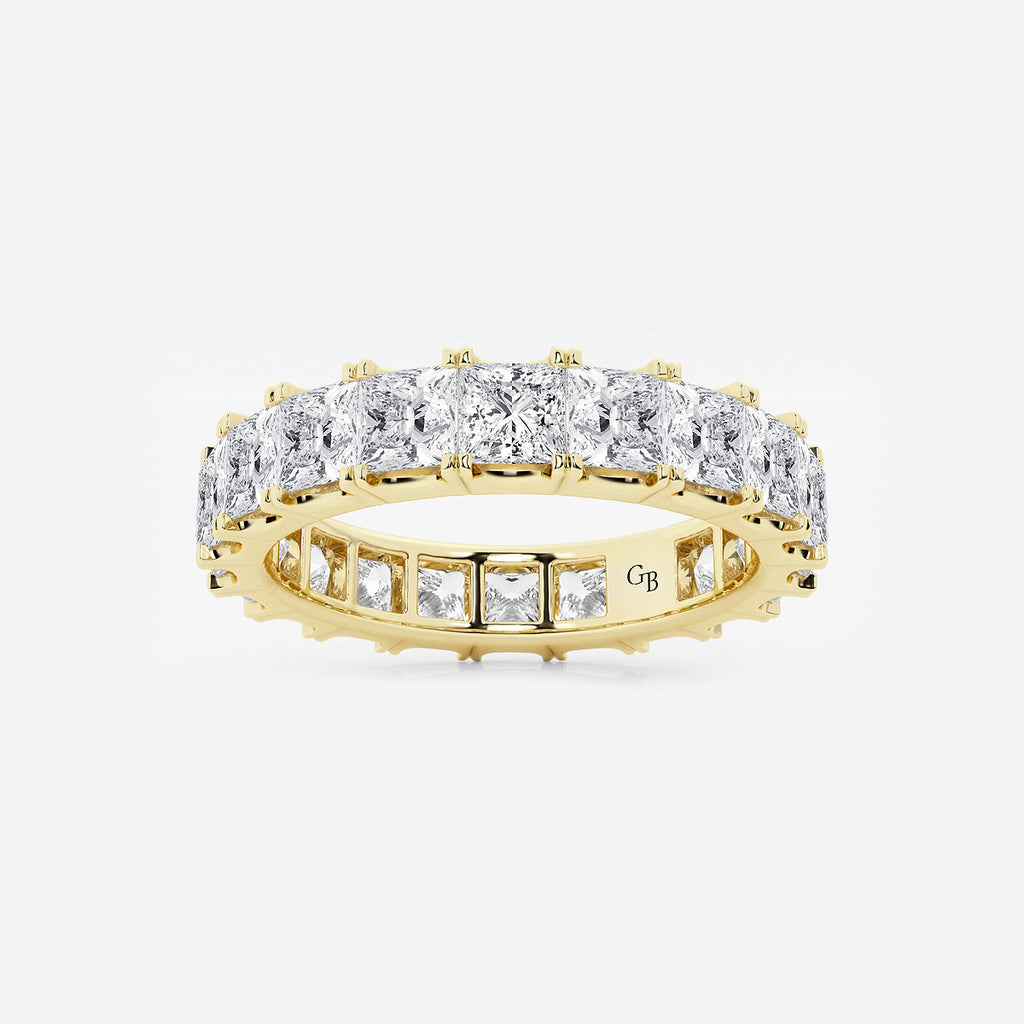 GWA091 - product video for 4 ctw Princess Lab Grown Diamond Eternity Band - 3.8mm Width