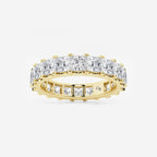 GWA091 - product video for 4 ctw Princess Lab Grown Diamond Eternity Band - 3.8mm Width