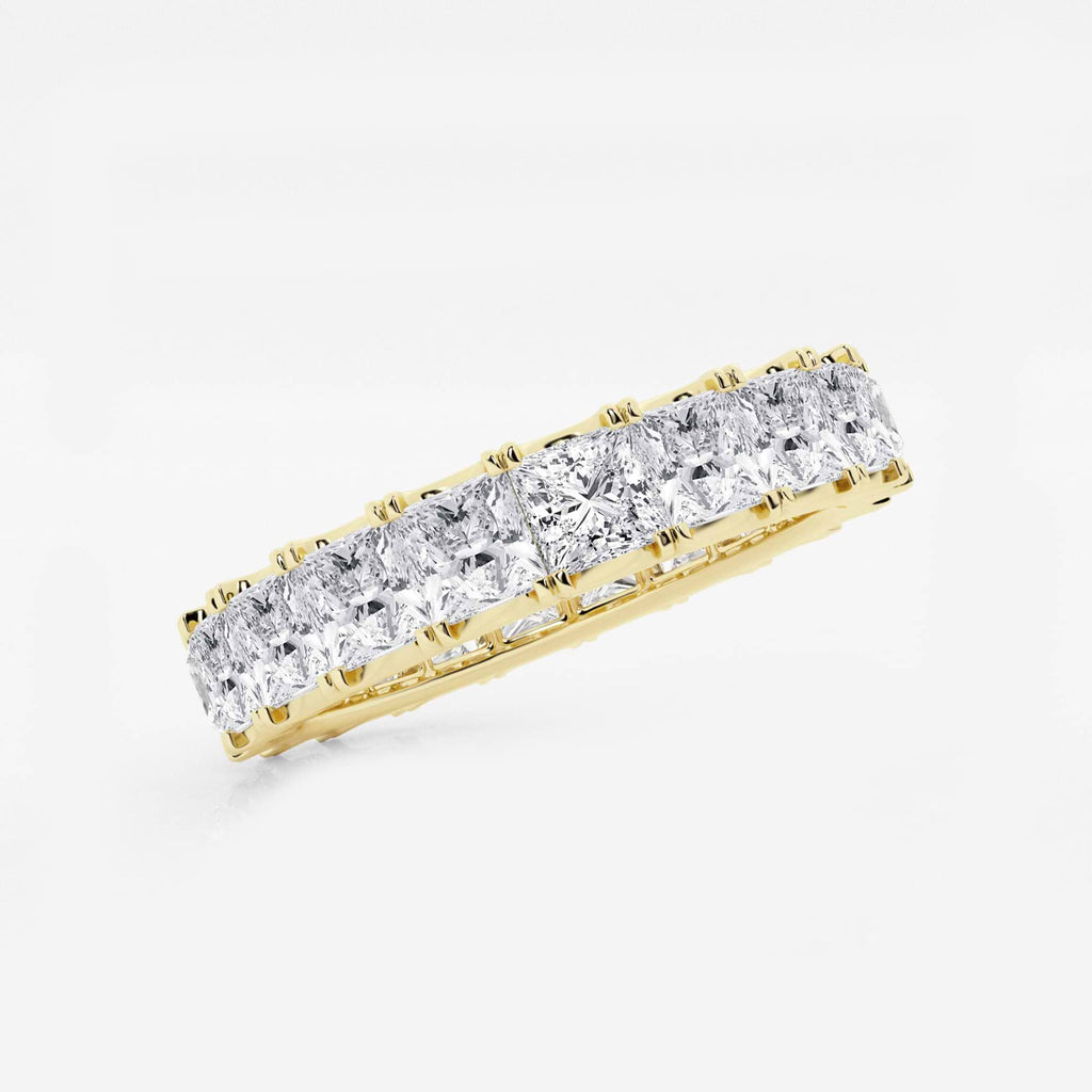 GWA091 - Additional Image 1 for  4 ctw Princess Lab Grown Diamond Eternity Band - 3.8mm Width