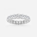 GWA092 - product video for 4 ctw U shaped Round Lab Grown Diamond Eternity Band - 4mm Width