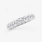 GWA092 - Additional Image 1 for  4 ctw U shaped Round Lab Grown Diamond Eternity Band - 4mm Width