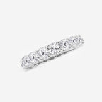 GWA092 - Additional Image 1 for  3 ctw U shaped Round Lab Grown Diamond Eternity Band - 3.5mm Width