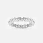 GWA092 - product video for 2 ctw U shaped Round Lab Grown Diamond Eternity Band - 3mm Width