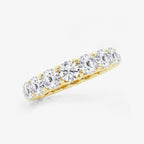 GWA092 - Additional Image 1 for  4 ctw U shaped Round Lab Grown Diamond Eternity Band - 4mm Width