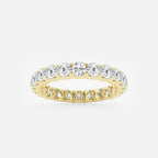 GWA092 - product video for 2 ctw U shaped Round Lab Grown Diamond Eternity Band - 3mm Width