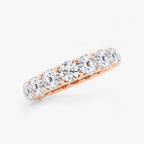 GWA092 - Additional Image 1 for  4 ctw U shaped Round Lab Grown Diamond Eternity Band - 4mm Width