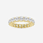 GWA092 - product video for 3 ctw U shaped Round Lab Grown Diamond Eternity Band - 3.5mm Width