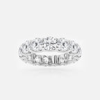 GWA092 - product video for 5 ctw U shaped Round Lab Grown Diamond Eternity Band - 4.4mm Width