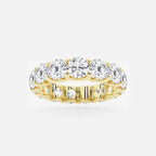 GWA092 - product video for 5 ctw U shaped Round Lab Grown Diamond Eternity Band - 4.4mm Width