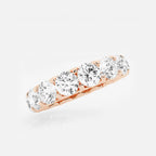 GWA092 - Additional Image 1 for  5 ctw U shaped Round Lab Grown Diamond Eternity Band - 4.4mm Width