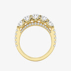 GWA093 - Additional Image 1 for  3 ctw Round Lab Grown Diamond Five-Stone Anniversary Band