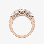 GWA093 - Additional Image 1 for  3 ctw Round Lab Grown Diamond Five-Stone Anniversary Band