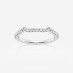GWA094 - product video for 1/6 ctw Round Lab Grown Diamond Contour Wedding Band