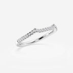 GWA094 - Additional Image 1 for  1/6 ctw Round Lab Grown Diamond Contour Wedding Band