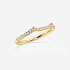 GWA094 - Additional Image 1 for  1/6 ctw Round Lab Grown Diamond Contour Wedding Band