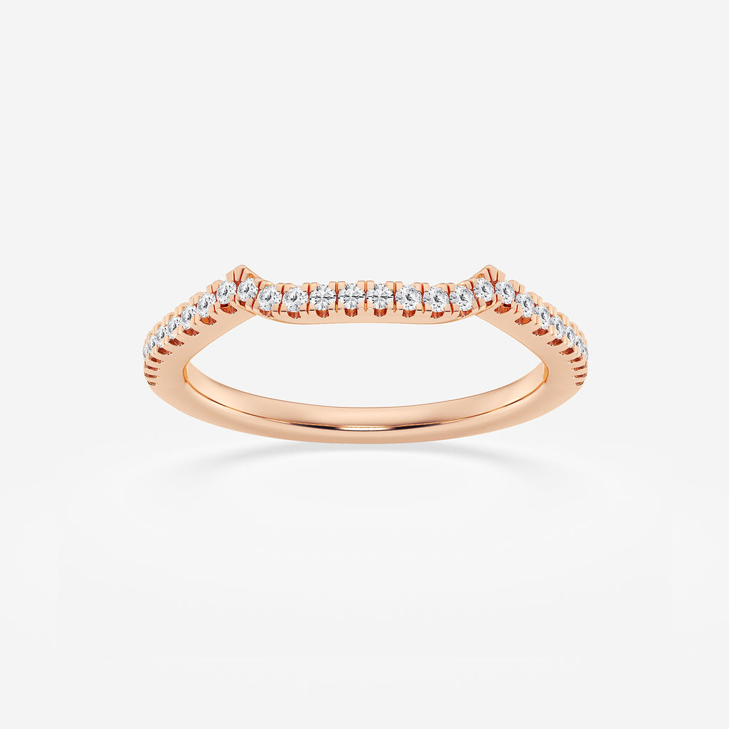 GWA094 - product video for 1/6 ctw Round Lab Grown Diamond Contour Wedding Band