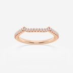 GWA094 - product video for 1/6 ctw Round Lab Grown Diamond Contour Wedding Band