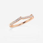 GWA094 - Additional Image 1 for  1/6 ctw Round Lab Grown Diamond Contour Wedding Band