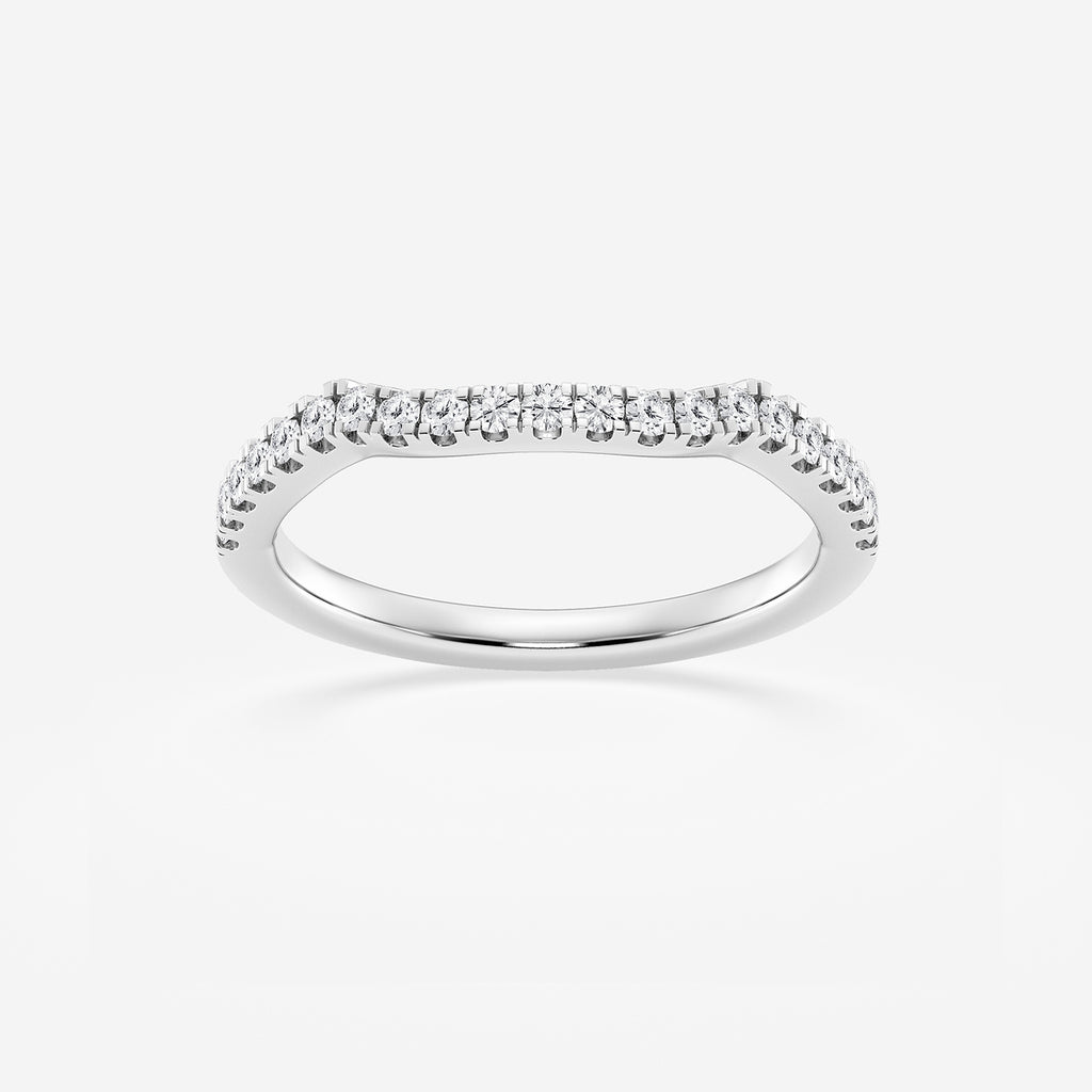 GWA094 - product video for 1/4 ctw Round Lab Grown Diamond Micro Pave Wedding Band