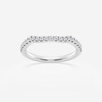 GWA094 - product video for 1/4 ctw Round Lab Grown Diamond Micro Pave Wedding Band