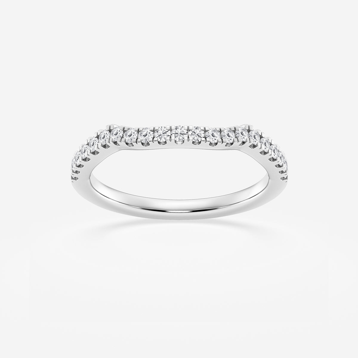 GWA094 - product video for 1/4 ctw Round Lab Grown Diamond Micro Pave Wedding Band