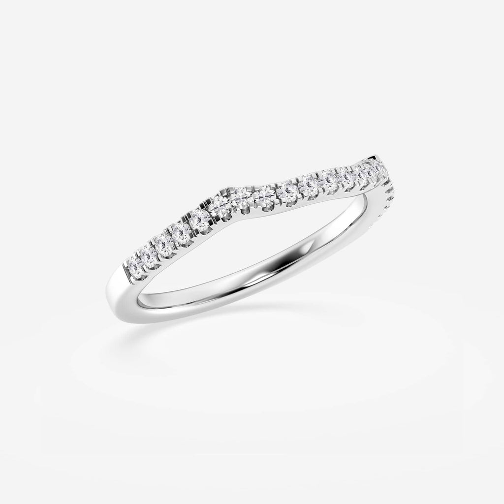 GWA094 - Additional Image 1 for  1/4 ctw Round Lab Grown Diamond Micro Pave Wedding Band
