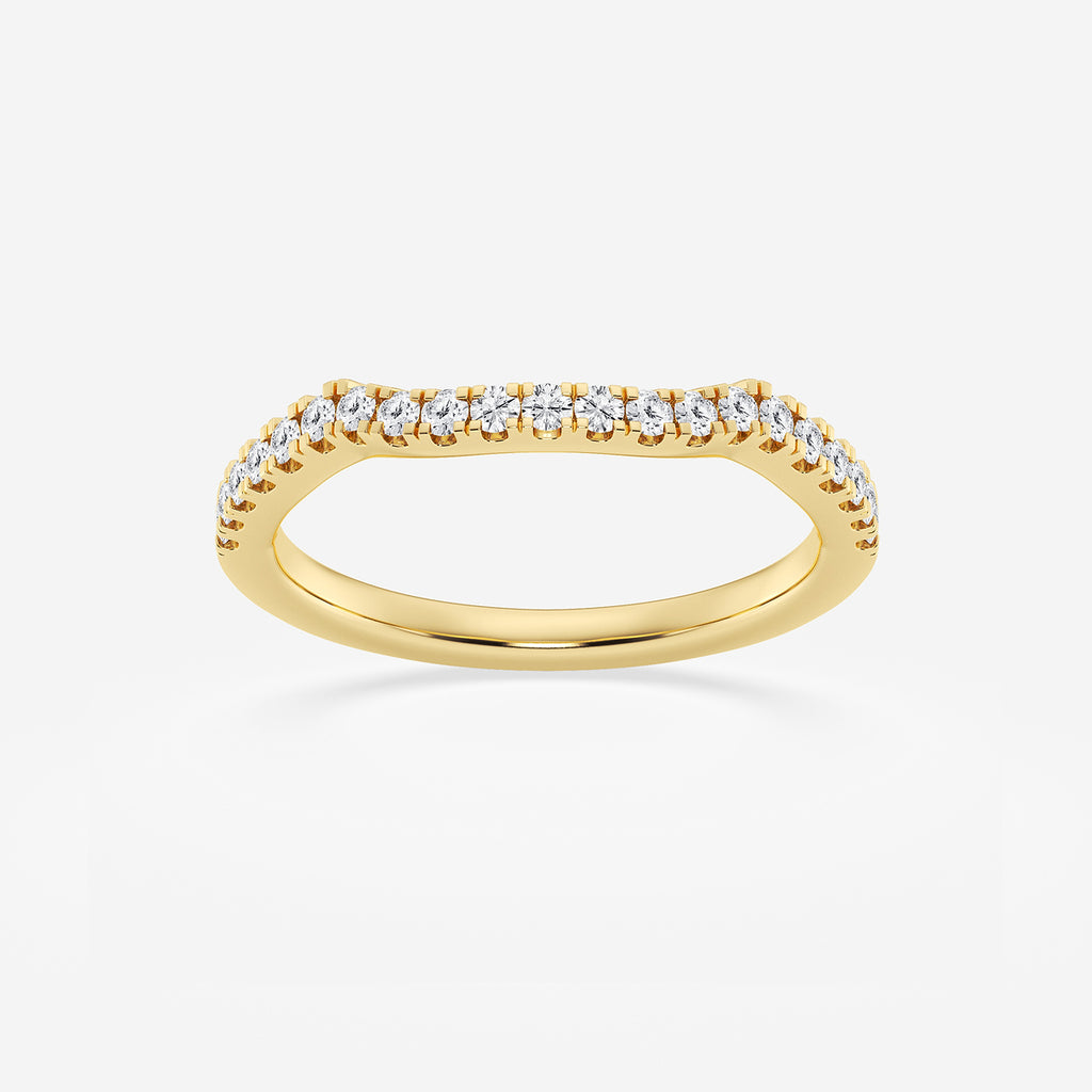 GWA094 - product video for 1/4 ctw Round Lab Grown Diamond Micro Pave Wedding Band