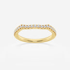 GWA094 - product video for 1/4 ctw Round Lab Grown Diamond Micro Pave Wedding Band