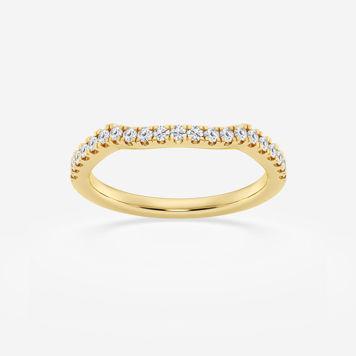 GWA094 - product video for 1/4 ctw Round Lab Grown Diamond Micro Pave Wedding Band