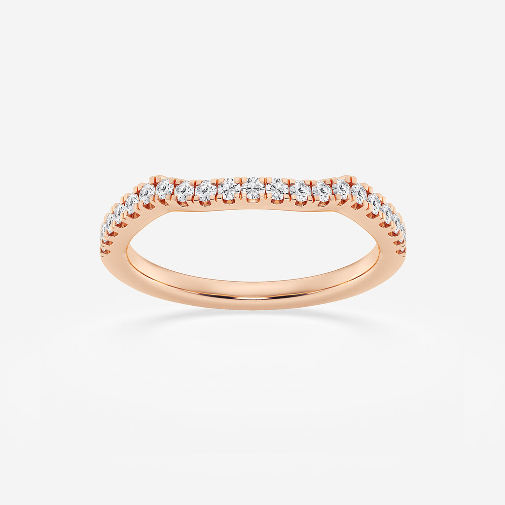 GWA094 - product video for 1/4 ctw Round Lab Grown Diamond Micro Pave Wedding Band