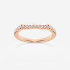 GWA094 - product video for 1/4 ctw Round Lab Grown Diamond Micro Pave Wedding Band