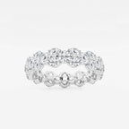GWA097 - product video for 2 1/2 ctw Garland Round Lab Grown Diamond Eternity Band - 5.3mm Width