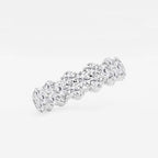 GWA097 - Additional Image 1 for  2 1/2 ctw Garland Round Lab Grown Diamond Eternity Band - 5.3mm Width