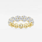 GWA097 - product video for 2 1/2 ctw Garland Round Lab Grown Diamond Eternity Band - 5.3mm Width