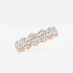 GWA097 - Additional Image 1 for  2 1/2 ctw Garland Round Lab Grown Diamond Eternity Band - 5.3mm Width